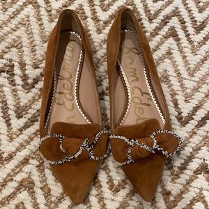 Sam Edelman brown suede flats